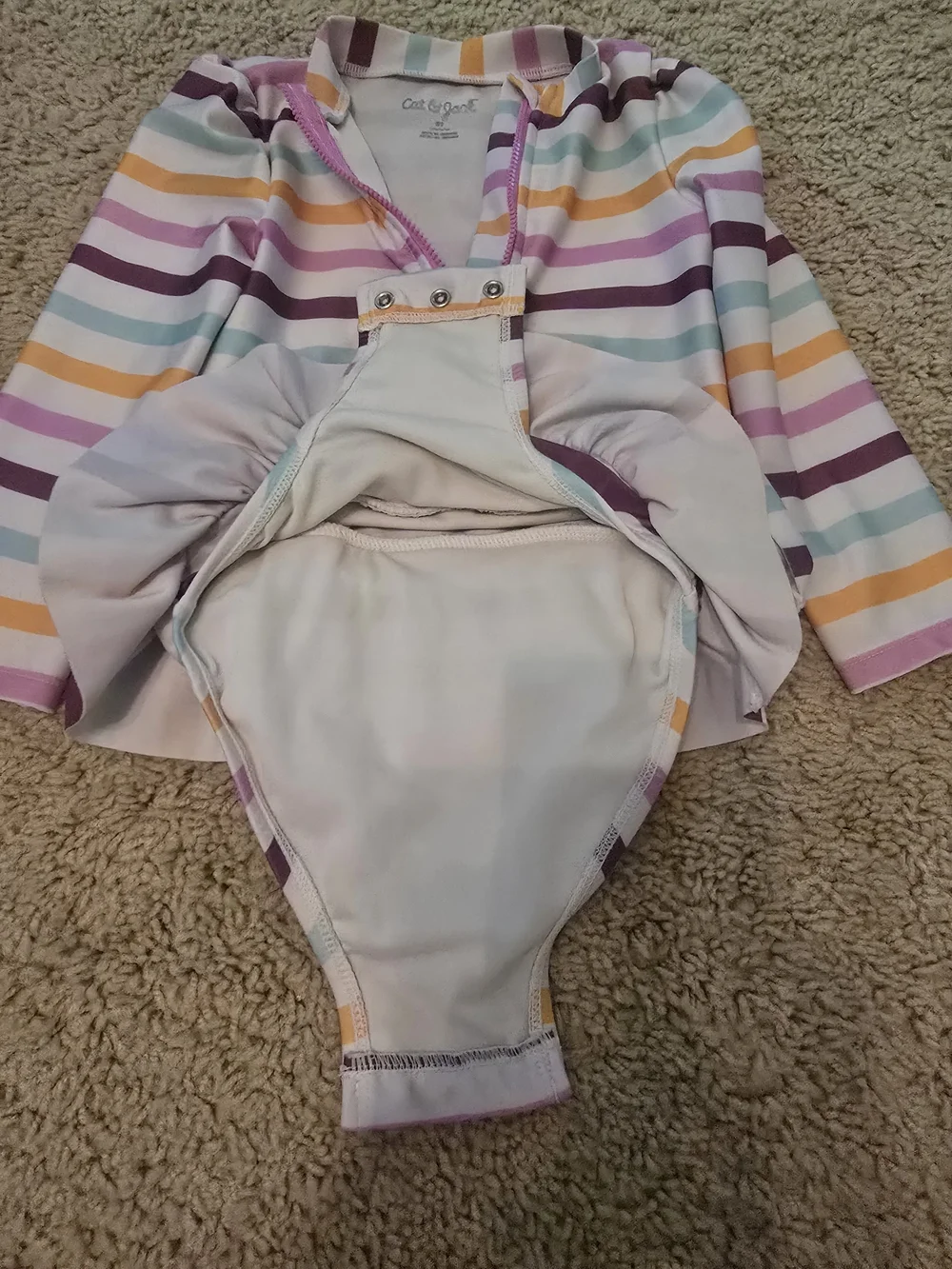 Cat & Jack Striped Swimsuit
